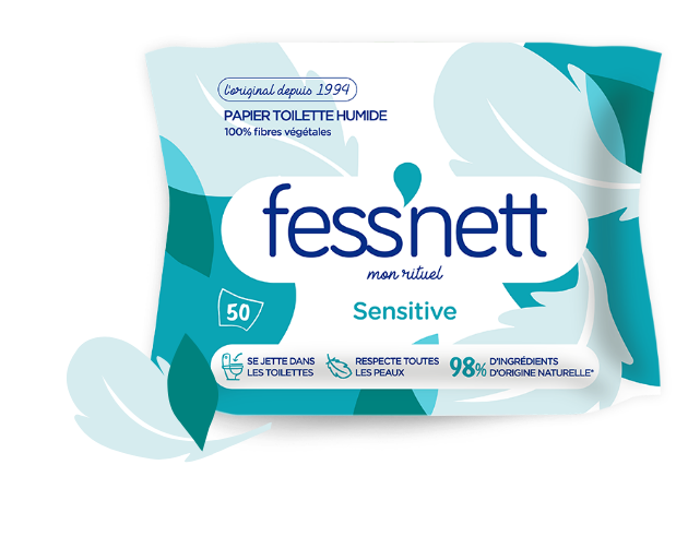FESS'NETT Papier toilette humide - Sensitive - Cdiscount Au quotidien